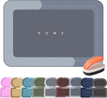 Magic Mat Modern Bath Rug - Easy Care, Quick Dry 15.7x23.6in