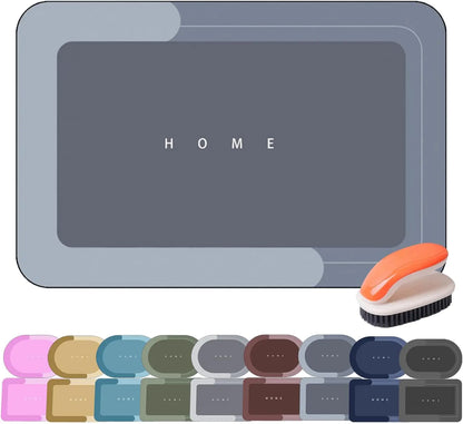 Magic Mat Modern Bath Rug - Easy Care, Quick Dry 15.7x23.6in