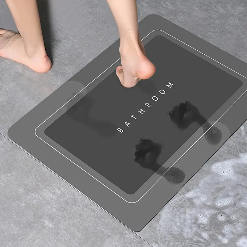 Non-Slip Quick Dry Diatom Bath Mat for Bathroom
